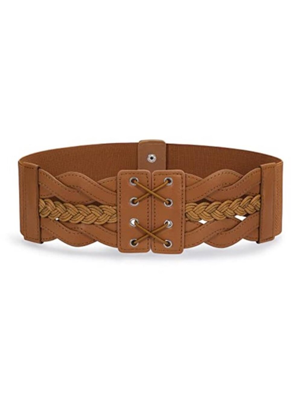 JASGOOD Women Elastic Wide Vintage Stretchy Belt for Dresses Retro Fashion